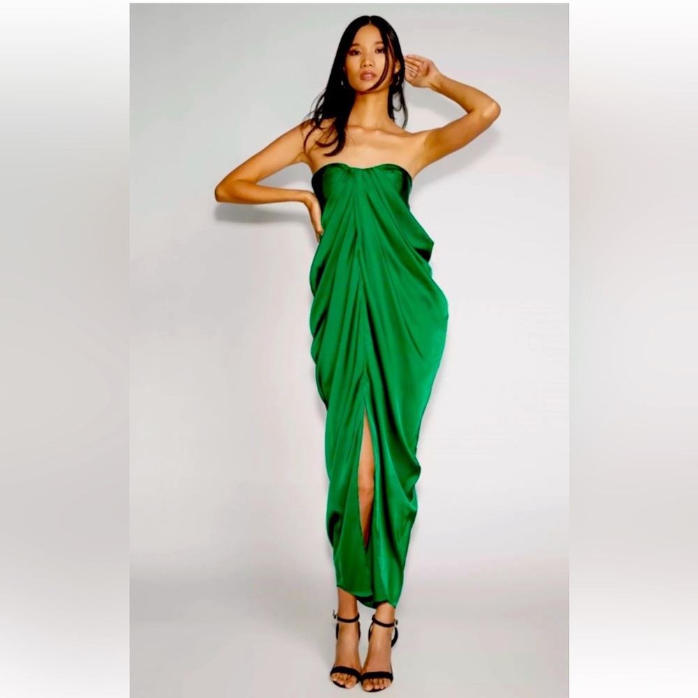 Gabrielle Union Emerald Strapless Dress | Color: Green |